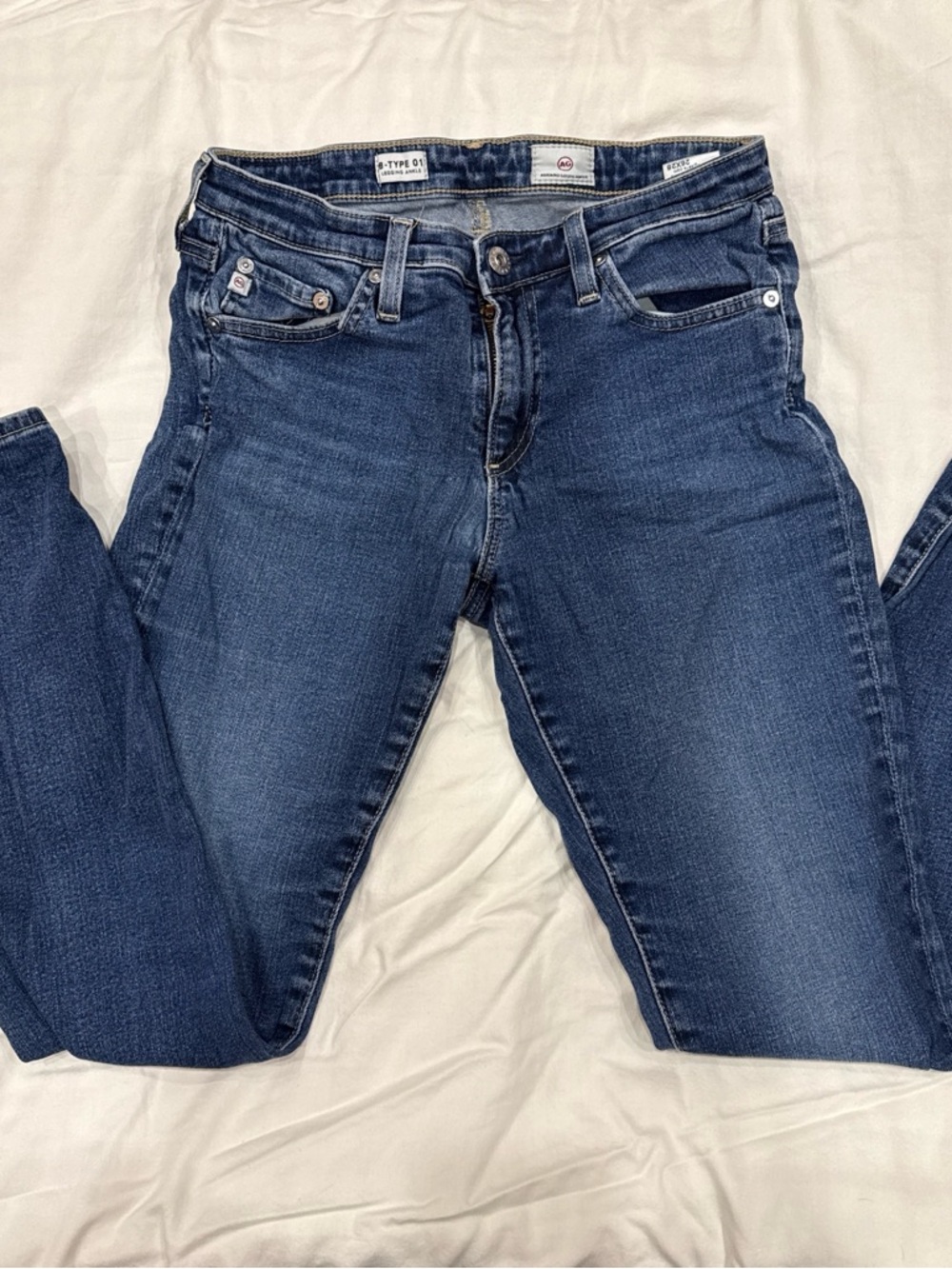 AG Adriano Goldschmied Dark Blue Skinny Jeans